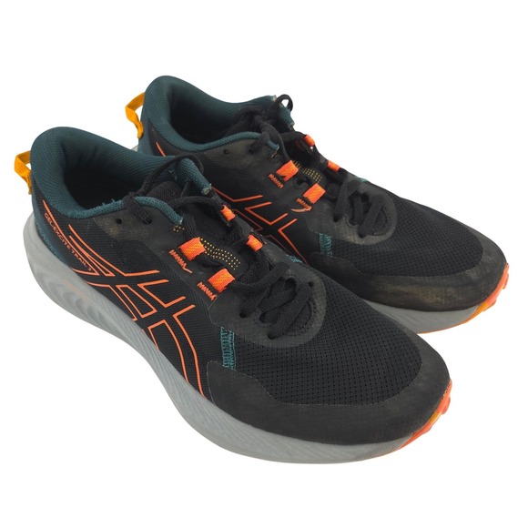 Asics Other - ASICS Gel Excite Trail 2 Sneakers Mens 8 Black Orange Running Shoes 1011B594